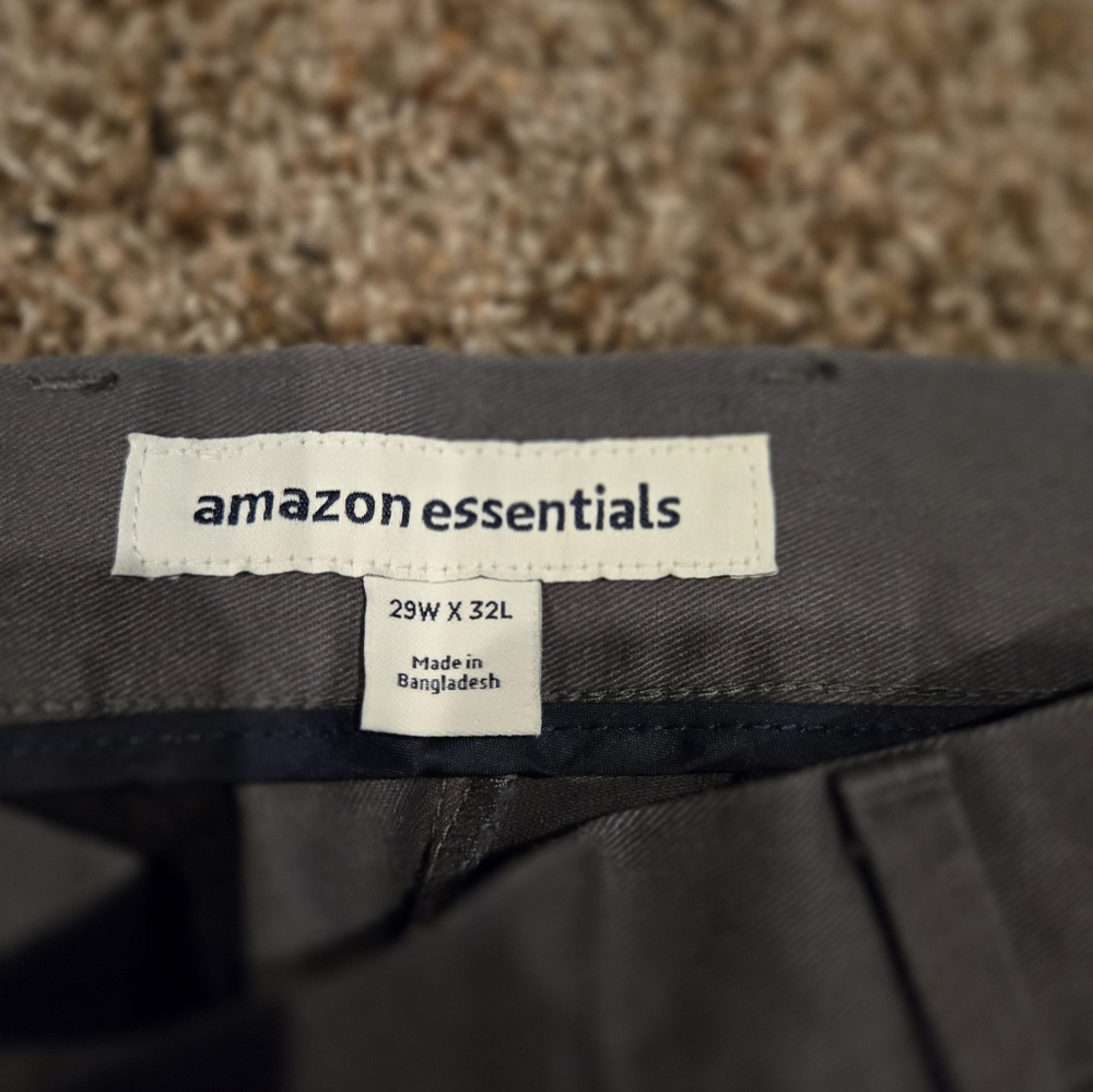 Amazon Essentials Gray Chinos For Men - image 2